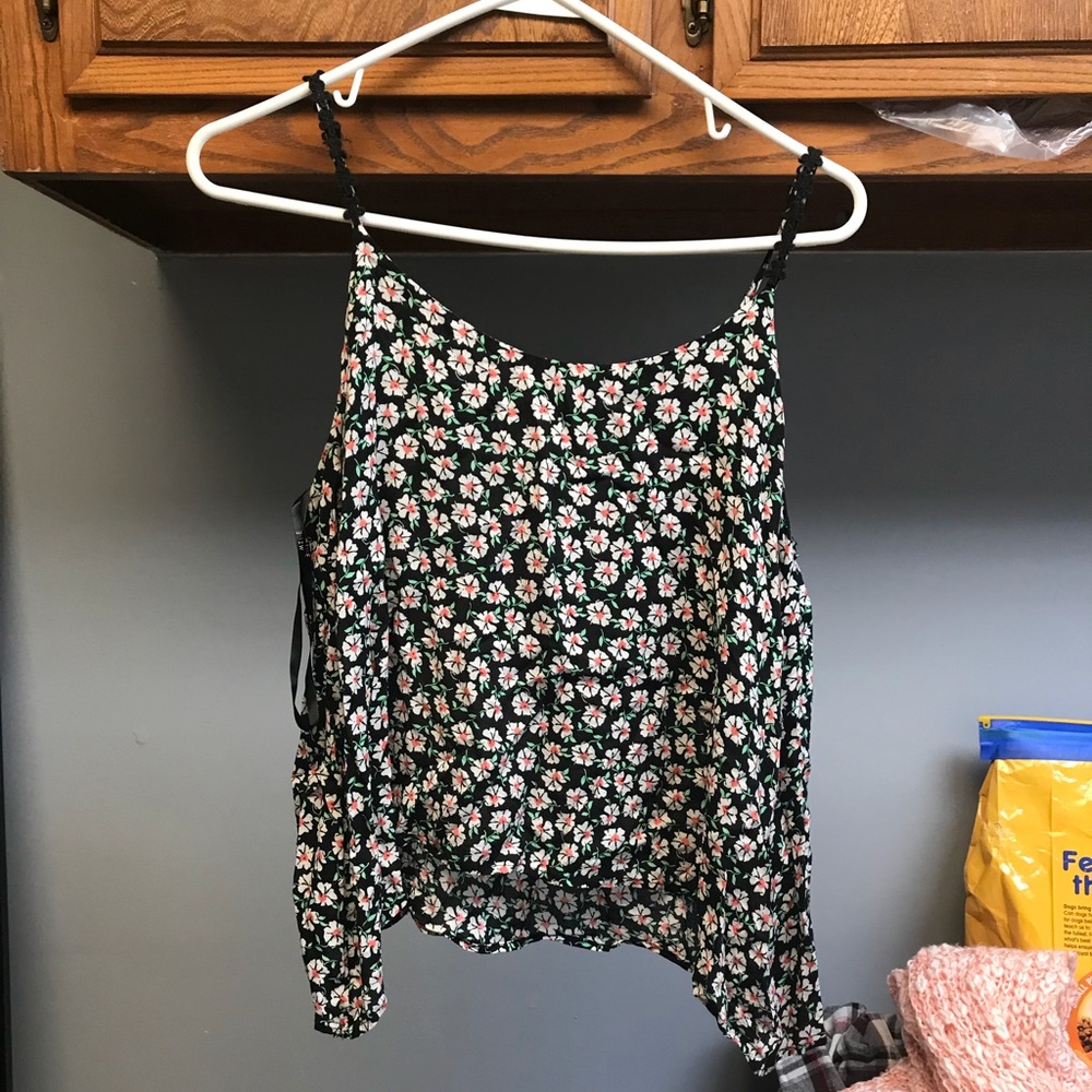 Flower crop top